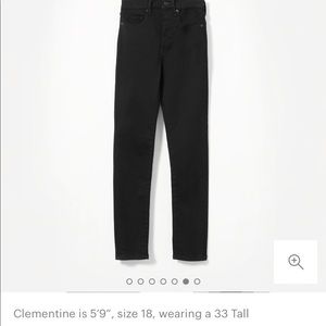 Everlane authentic stretch high rise skinny jeans